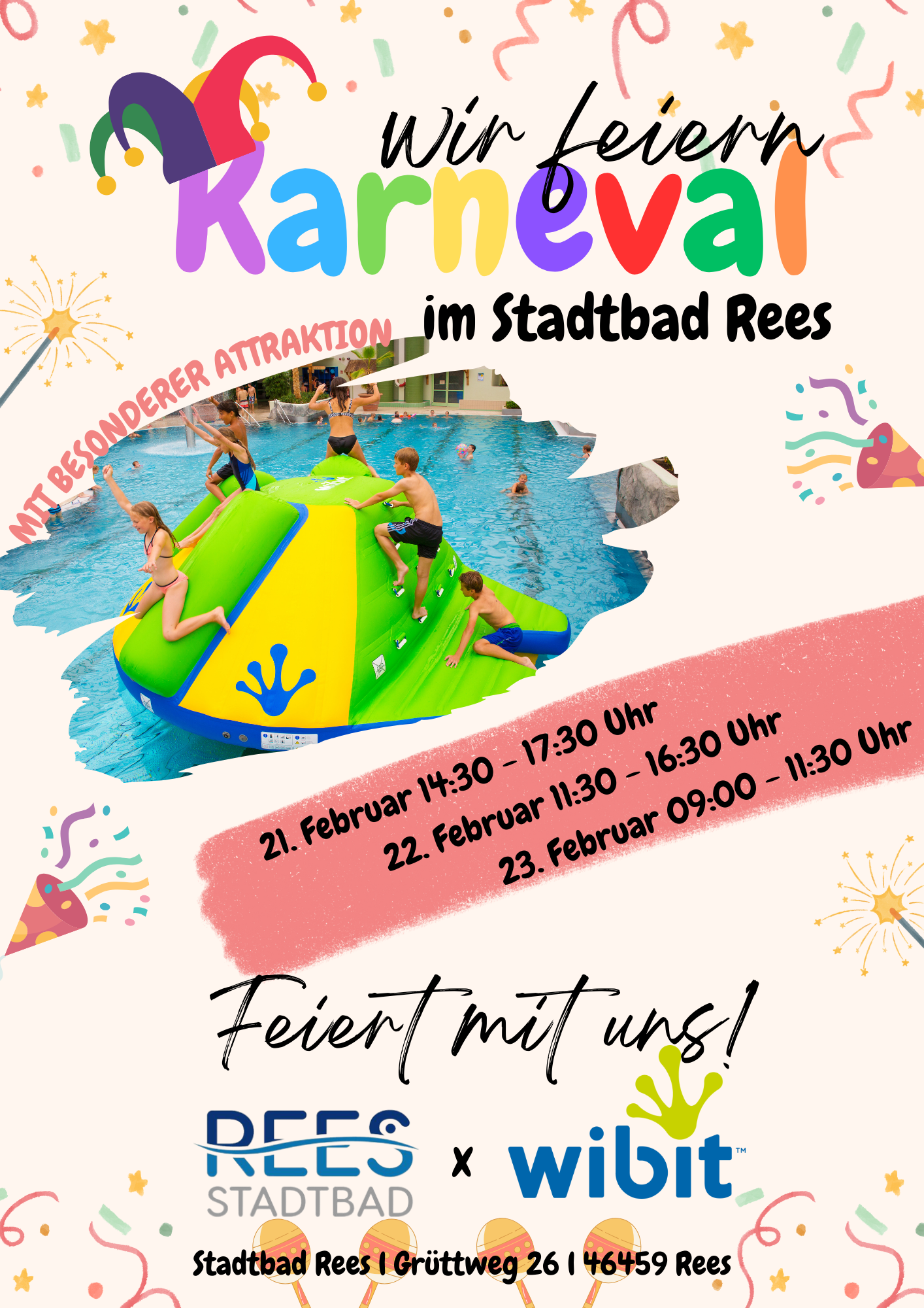 Karneval im Stadtbad Rees